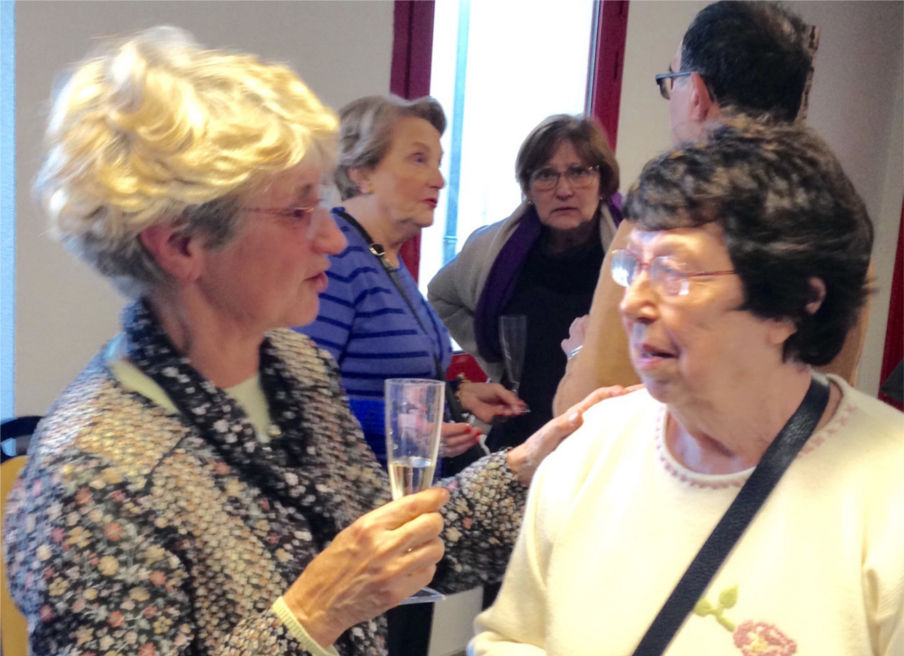 Marie Lévêque et Jacqueline Rabasse.