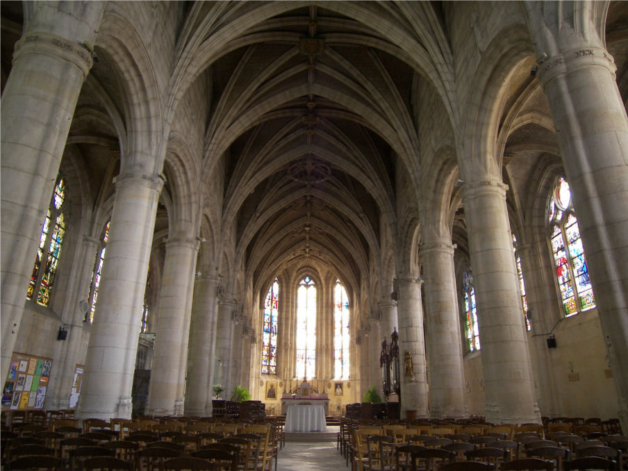 Collégiale Saint-Martin.