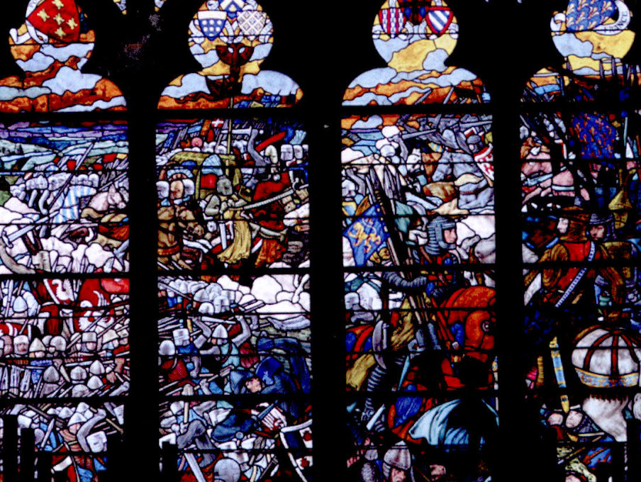 Vitrail dit « de Bouvines ».