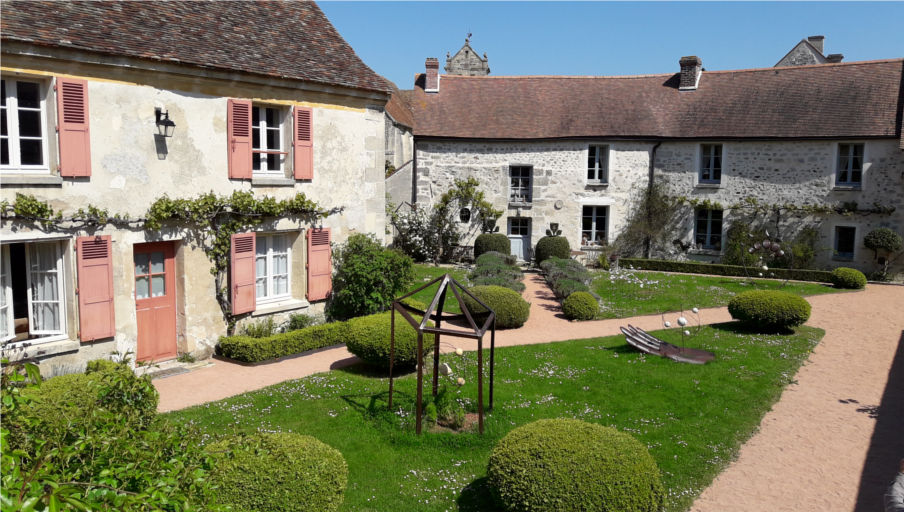 La cour intérieure du musée.